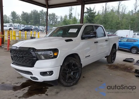 2024 Ram 1500 Big Horn 4X4 5'7 Box из США, поврежденный, VIN 1C6SRFFT0RN136042